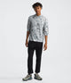 High Rise Grey Moss Camo Print