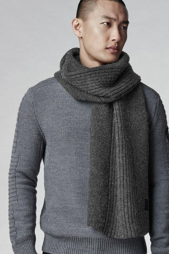 Textured Knit Scarf Men's - Canada Goose - Chateau Mountain Sports 