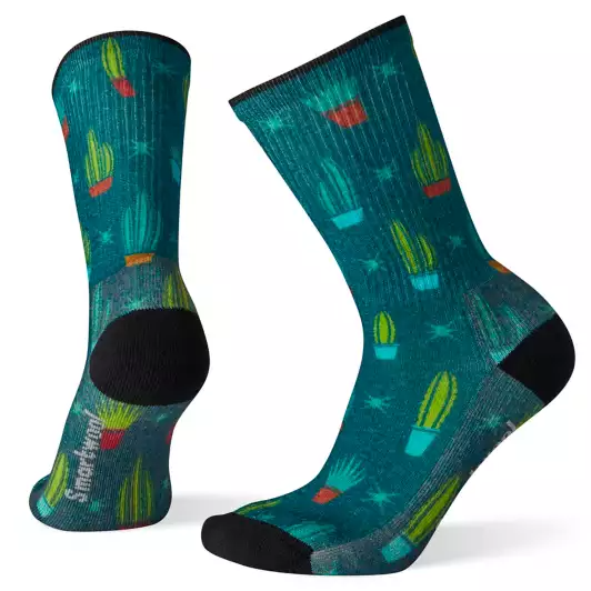 Cactus Print Light Hiking Crew Socks - Women's - Château Mountain Sports
