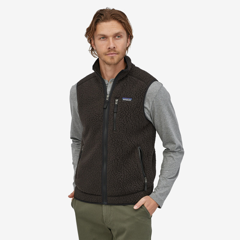 Patagonia retro on sale pile vest khaki