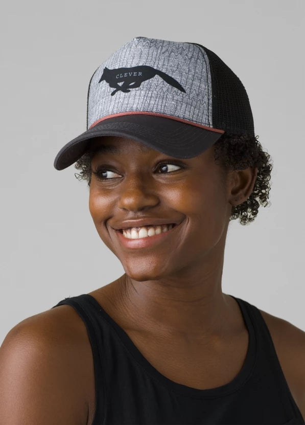 Journeyman Trucker Hat Women's Charcoal Clever Fox / OS