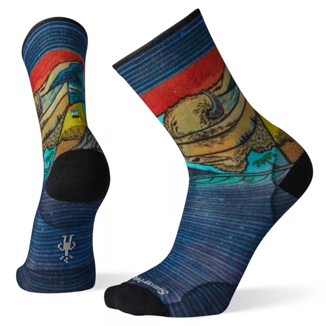 Curated Buffalangalo Crew Socks - Men's - Smartwool - Chateau Mountain Sports 