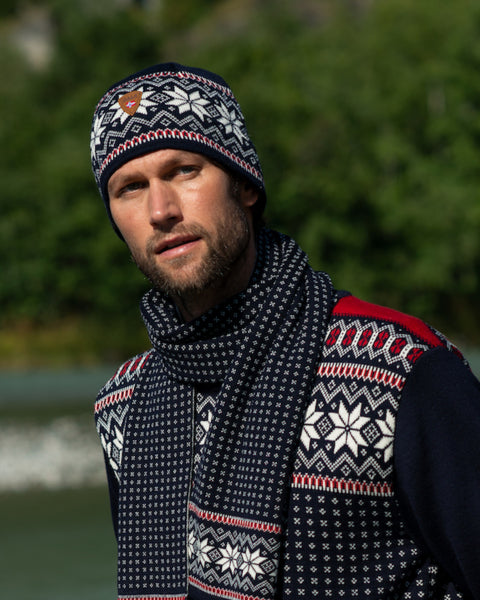 DALE OF NORWAY Garmisch Merino Wool Beanie Hat - Made in Norway DALE OF NORWAY Garmisch Merino Wool Beanie Hat - Made in Norway