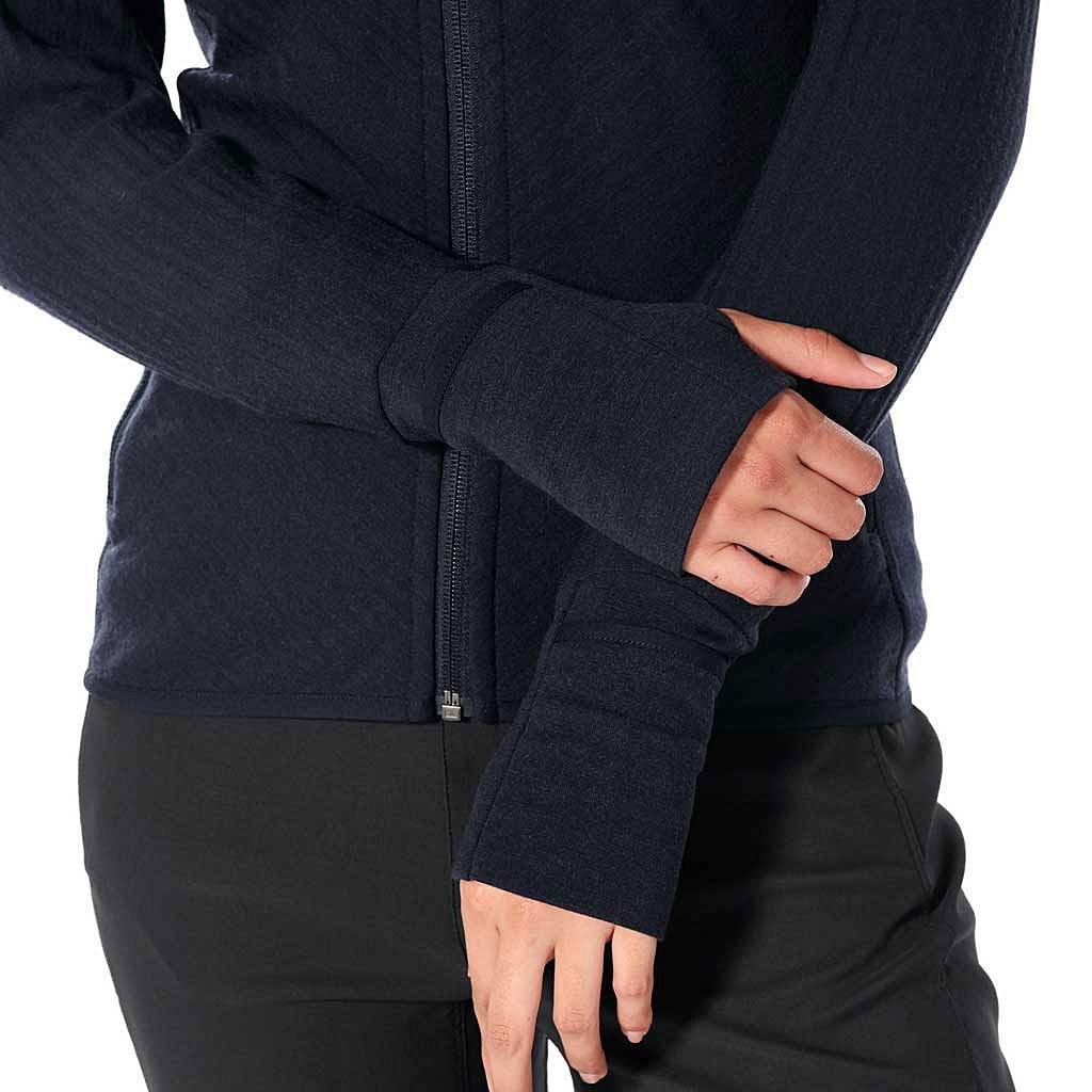 Merino Descender Long Sleeve Zip Jacket Women's - Icebreaker - Chateau Mountain Sports 