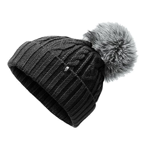 white north face beanie women's