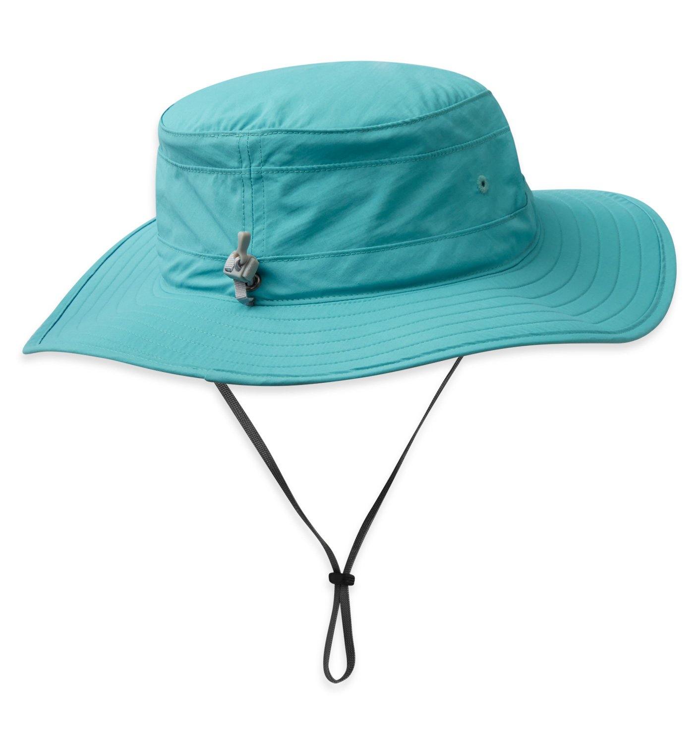 Outdoor Research Solar Roller Sun Hat - Women's L Khaki - Rice Embroidery