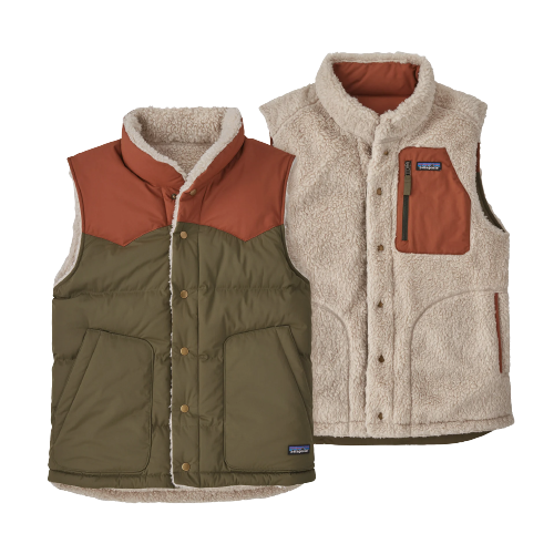 Patagonia bivy down vest top mojave khaki