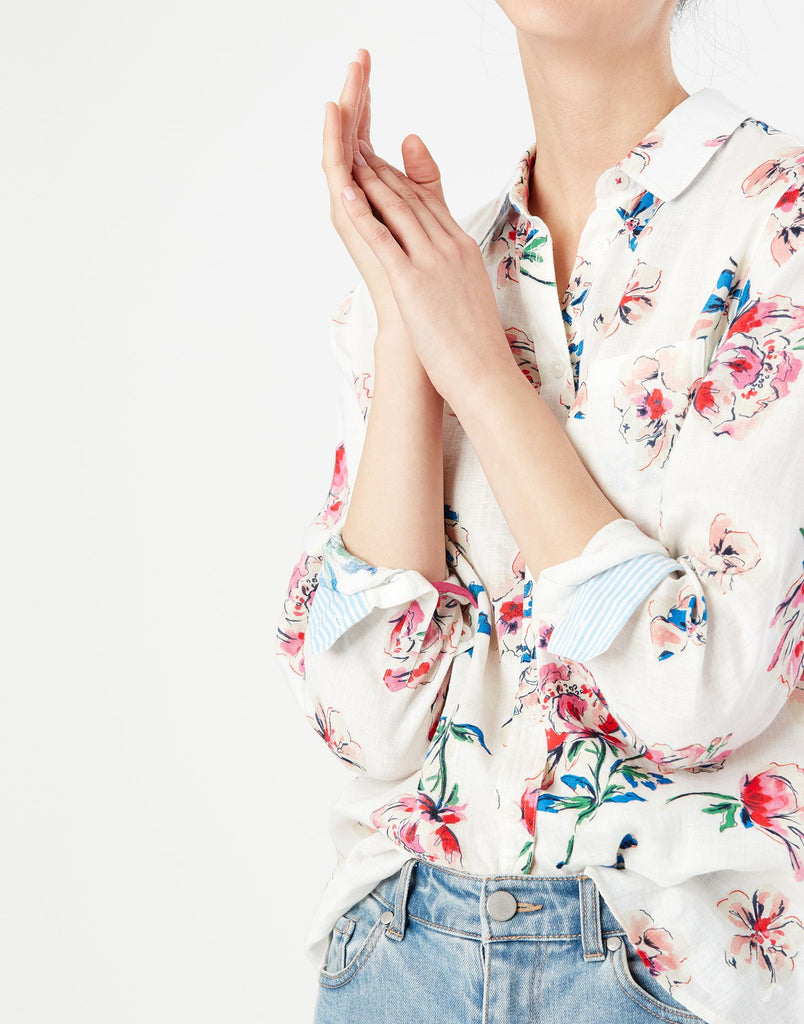Lorena Linen Shirt Women's - Joules - Chateau Mountain Sports 